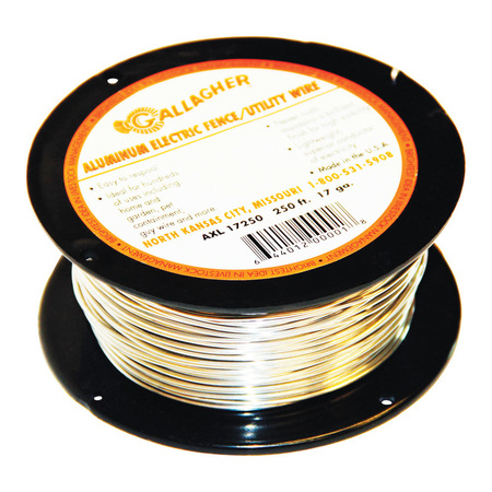 GALLAGHER Fence Wire Elec 17G 250' AXL17250